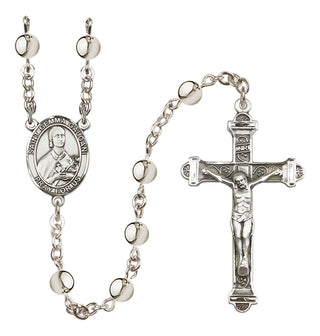 Silver Plated 6mm Saint Gemma Galgani Rosary