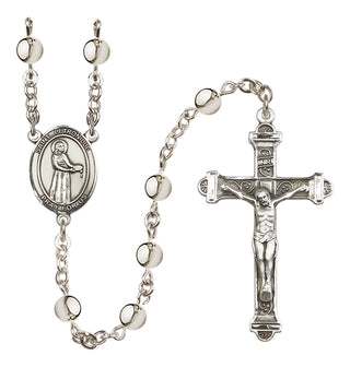 Silver Plated 6mm Saint Petronille Rosary