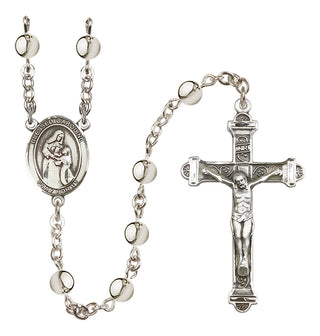 Silver Plated 6mm Blessed Caroline Gerhardinger Rosary