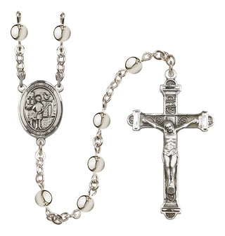 Silver Plated 6mm Saint Vitus Rosary
