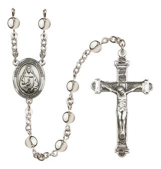 Silver Plated 6mm Saint Theodora Rosary