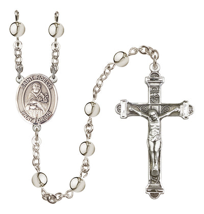Silver-Plated 6mm St. Fidelis Rosary | Engravable