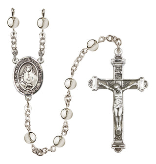 Silver Plated 6mm Saint Maria Bertilla Boscardin Rosary