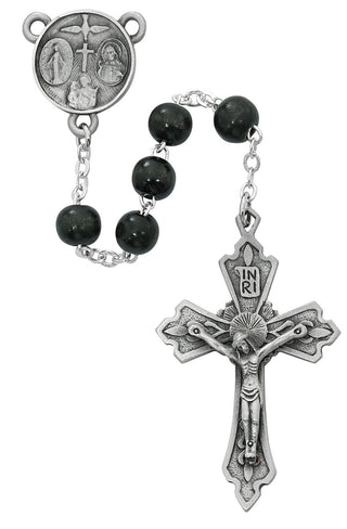 Black Wood Rosary 