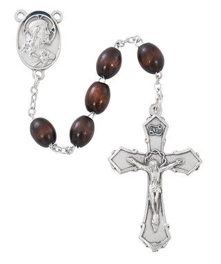 Brown Wood Rosary