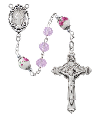 Pink Saint Therese Rosary