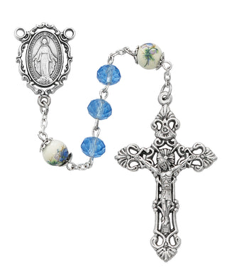 Blue Miraculous Rosary