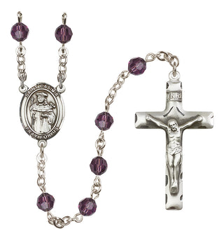 Sterling Silver 6mm Saint Casimir of Poland  Engraved Catholic Rosaries