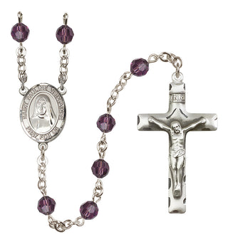 Sterling Silver 6mm Saint Pauline Visintainer  Engraved Catholic Rosaries