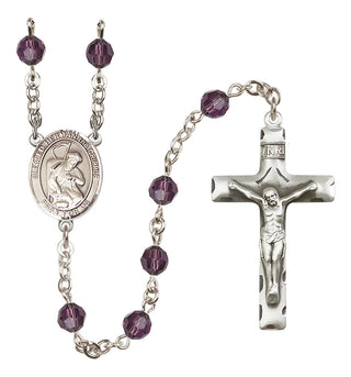 Sterling Silver 6mm Blessed Herman the Cripple  Engraved Catholic Rosaries