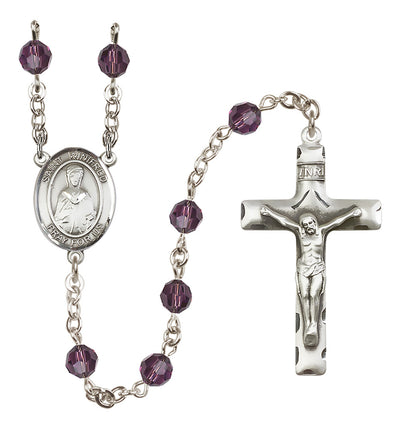Sterling Silver 6mm St. Winifred of Wales Rosary | Engravable