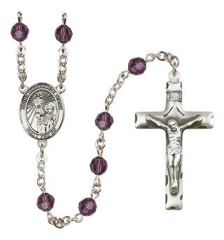 Sterling Silver 6mm Saint Margaret Mary Alacoque  Engraved Catholic Rosaries
