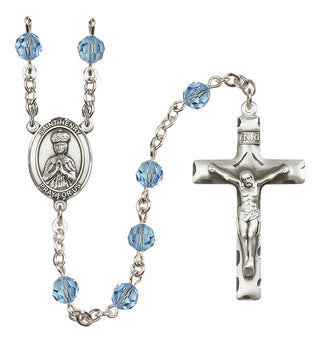 Sterling Silver 6mm Saint Henry II  Engraved Catholic Rosaries
