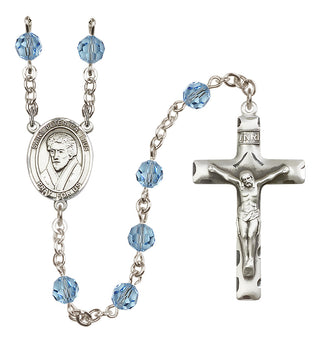 Sterling Silver 6mm Saint Peter Canisius  Engraved Catholic Rosaries
