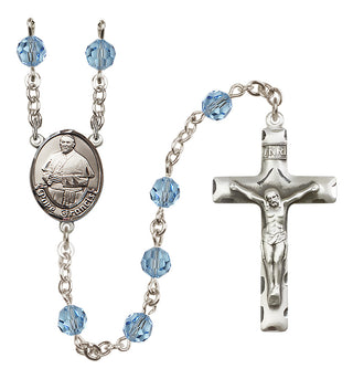 Sterling Silver 6mm Pope Francis Rosary