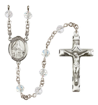 Sterling Silver 6mm Saint Veronica  Engraved Catholic Rosaries