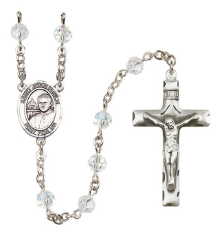 Sterling Silver 6mm Saint John Paul II Rosary