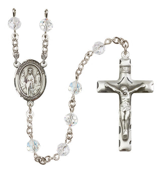 Sterling Silver 6mm Our Lady of Knock  Engraved Catholic Rosaries