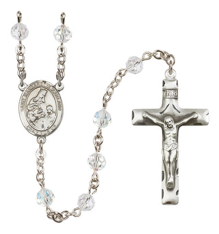 Sterling Silver 6mm Saint Margaret of Scotland  Engraved Catholic Rosaries