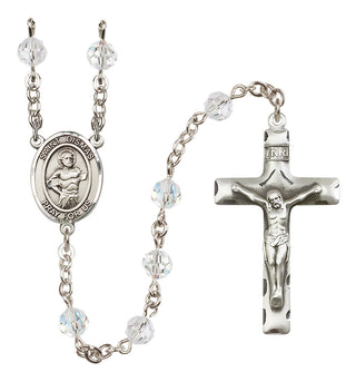 Sterling Silver 6mm Saint Dismas  Engraved Catholic Rosaries