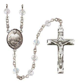 Sterling Silver 6mm Pope Francis Rosary