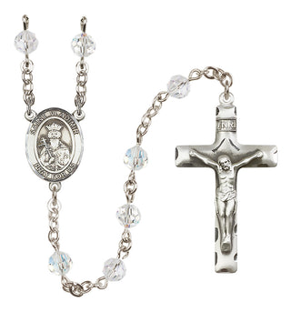 Sterling Silver 6mm Saint Vladimir  Engraved Catholic Rosaries
