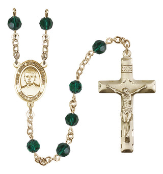 14kt Gold Filled 6mm Saint Jose Sanchez del Rio  Engraved Catholic Rosaries