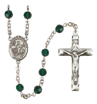 Sterling Silver 6mm Lord Is My Shepherd  Engraved Catholic Rosaries