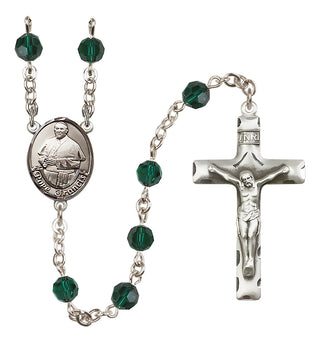Sterling Silver 6mm Pope Francis Rosary