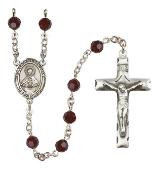 Sterling Silver 6mm Our Lady of San Juan  Engraved Catholic Rosaries