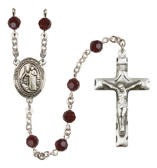 Sterling Silver 6mm Saint Raymond of Penafort  Engraved Catholic Rosaries