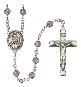 Sterling Silver 6mm Virgen de la Divina Providencia  Engraved Catholic Rosaries
