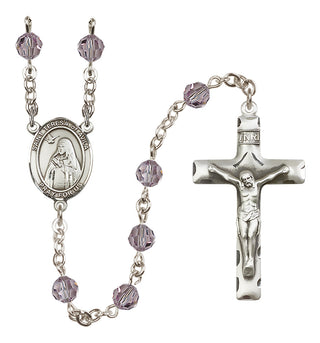 Sterling Silver 6mm Saint Teresa of Avila  Engraved Catholic Rosaries