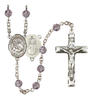 Sterling Silver 6mm Our Lady of Mount Carmel Rosary