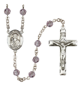 Sterling Silver 6mm Saint Vladimir  Engraved Catholic Rosaries