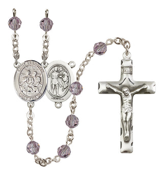 Sterling Silver 6mm Saint Sebastian / Choir Rosary