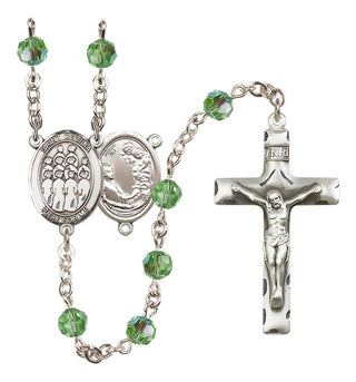 Sterling Silver 6mm Saint Cecilia / Choir Rosary