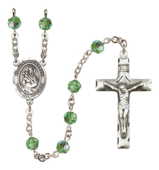 Sterling Silver 6mm Virgen del Carmen Rosary
