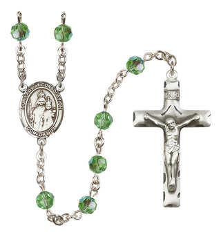 Sterling Silver 6mm Our Lady of Consolation  Engraved Catholic Rosaries