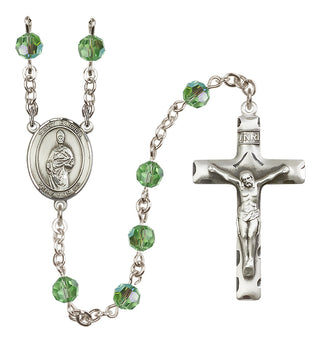 Sterling Silver 6mm Saint Eligius  Engraved Catholic Rosaries