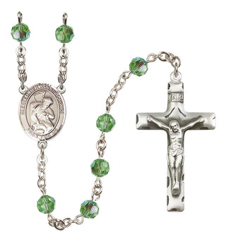 Sterling Silver 6mm Blessed Herman the Cripple  Engraved Catholic Rosaries