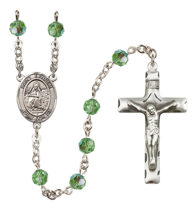 Sterling Silver 6mm St. Ephrem Rosary | Engravable