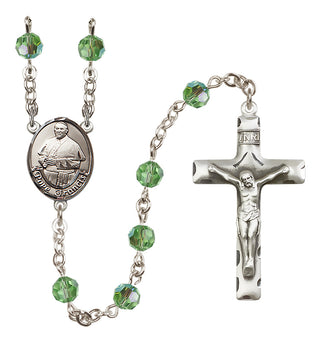 Sterling Silver 6mm Pope Francis Rosary