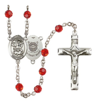 Sterling Silver 6mm Saint Michael / Coast Guard Rosary