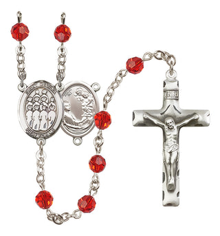 Sterling Silver 6mm Saint Cecilia / Choir Rosary