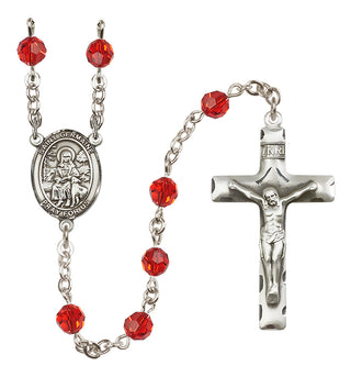 Sterling Silver 6mm Saint Germaine Cousin  Engraved Catholic Rosaries