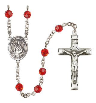 Sterling Silver 6mm Virgen del Carmen Rosary