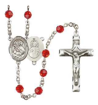Sterling Silver 6mm Our Lady of Mount Carmel Rosary