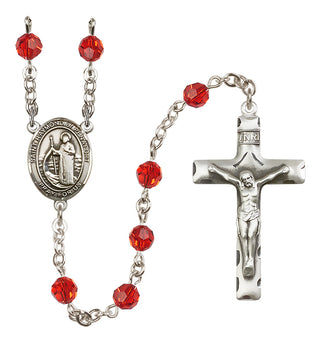 Sterling Silver 6mm Saint Raymond of Penafort  Engraved Catholic Rosaries