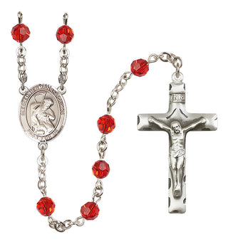 Sterling Silver 6mm Blessed Herman the Cripple  Engraved Catholic Rosaries